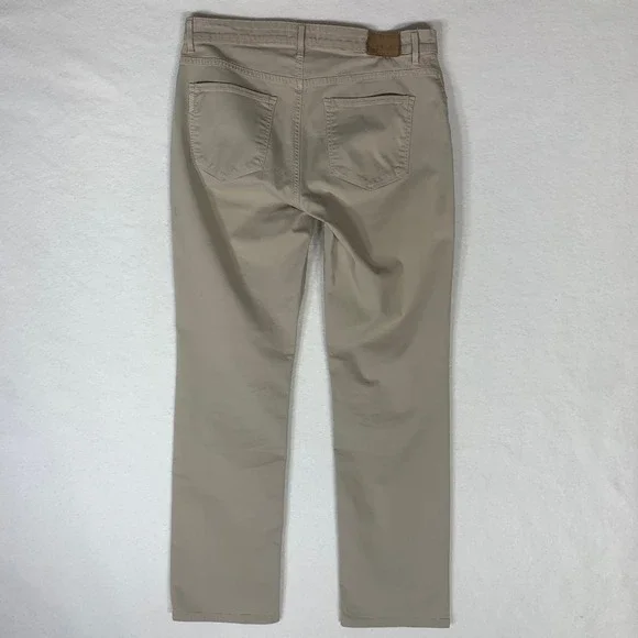 PAIGE Normandie Jeans Men's Khaki Size 33x30 Straight Stretch Made USA - Picture 3 of 12